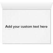 Lightning Jet Blank-kaart (Binenzijde Horizontaal (Onderkant))