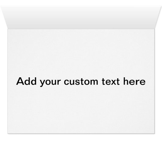 Lightning Jet Blank-kaart (Binenzijde Horizontaal (Onderkant))