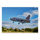 Lightning Jet Blank-kaart (Voorkant Horizontaal)