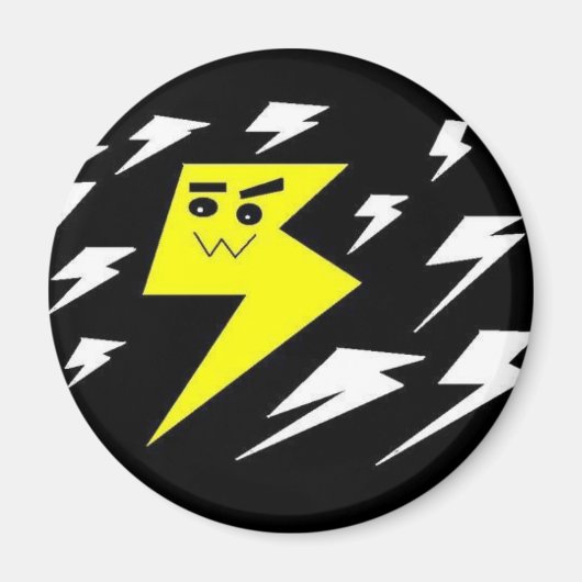 Lightning Kawaii Strike Magnet (Voorkant)