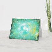 Lightning kerststaar Christelijke kunstversie Bijb Feestdagen Kaart (Voorkant)