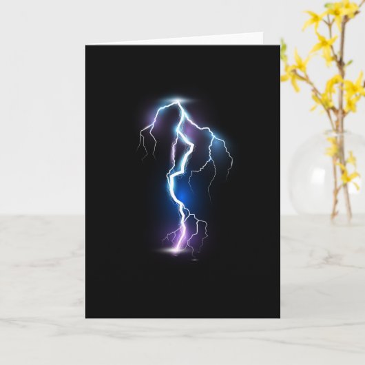 Lightning Lightning Thunderstorm Kaart (Gele Bloem)