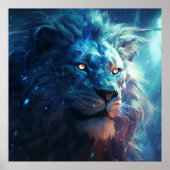 Lightning Lion Fantasy Creatures Tribute Poster (Voorkant)