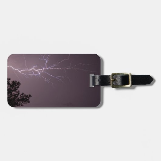 Lightning & Longleaf Pine Bagagelabel (Voorkant horizontaal)