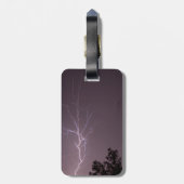 Lightning & Longleaf Pine Bagagelabel (Achterkant verticaal)