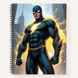 Lightning Man Superhero Notitieboek