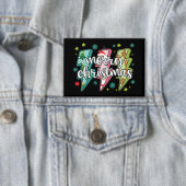 Lightning Merry Christmas Preppy Coquette Xmas  Button (Insitu)