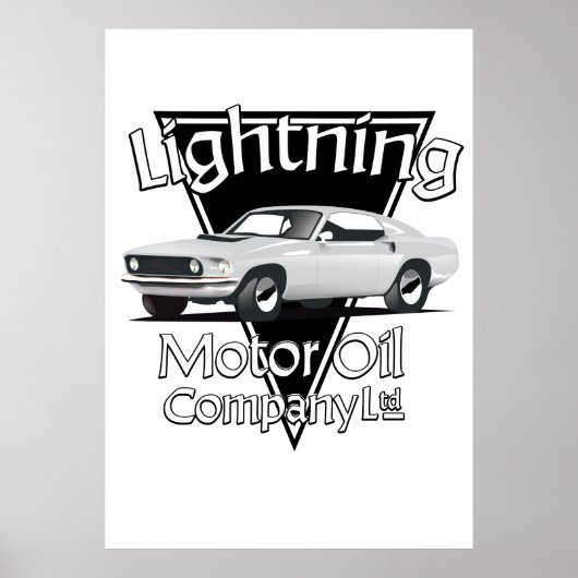 Lightning Motor Oil Company Ltd. Poster (Voorkant)