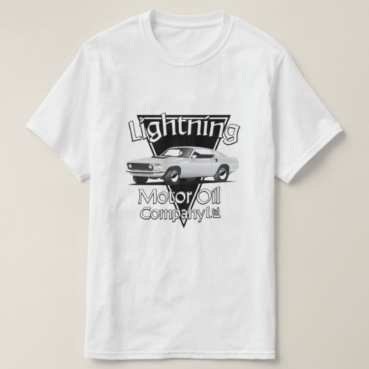 Lightning Motor Oil Company Ltd. T-shirt (Design voorkant)