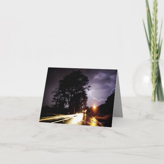 Lightning Note-kaarten Kaart (Voorkant)