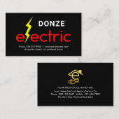 Lightning On Electric Service Visitekaartje (Voorkant / Achterkant)