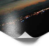 Lightning over Ridgecrest Foto Afdruk (Hoek)