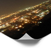 Lightning over Salt Lake City Poster (Hoek)