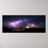 Lightning Panorama Poster (Voorkant)