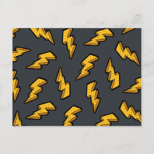 Lightning Pattern Briefkaart