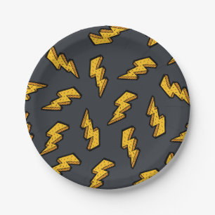 Lightning Pattern Papieren Bordje