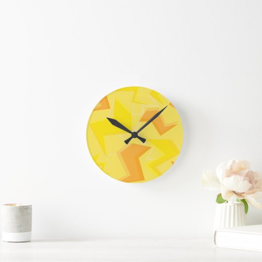 Lightning Pattern Ronde Klok (Huis)