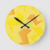 Lightning Pattern Ronde Klok (Voorkant)
