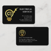 Lightning Powers Bulb Tools Filament Visitekaartje (Voorkant / Achterkant)