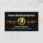 Lightning Powers Gold Home Power Visitekaartje (Voorkant)