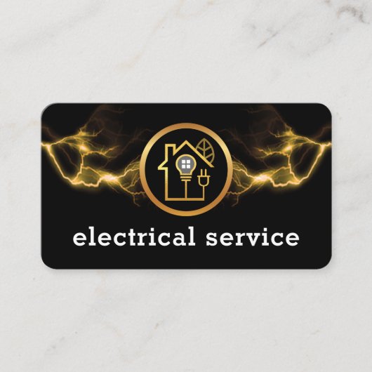 Lightning Powers Home Electrical Circuit Visitekaartje (Voorkant)