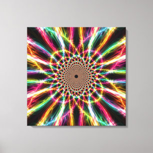 Lightning Rainbow Canvas afdrukken