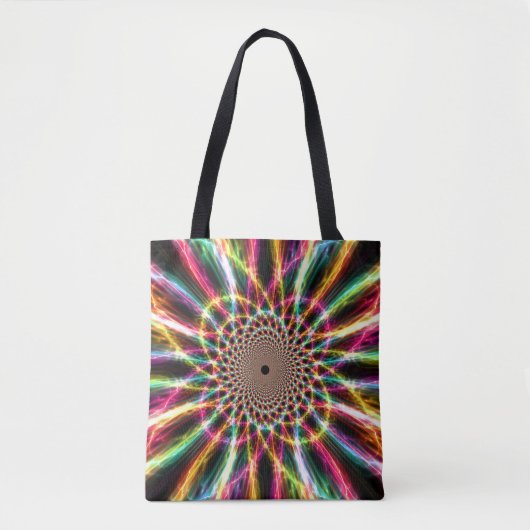 Lightning Rainbow-Canvas tas (Voorkant)