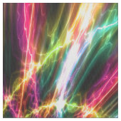 Lightning Rainbow Fabric Stof (Close Up)