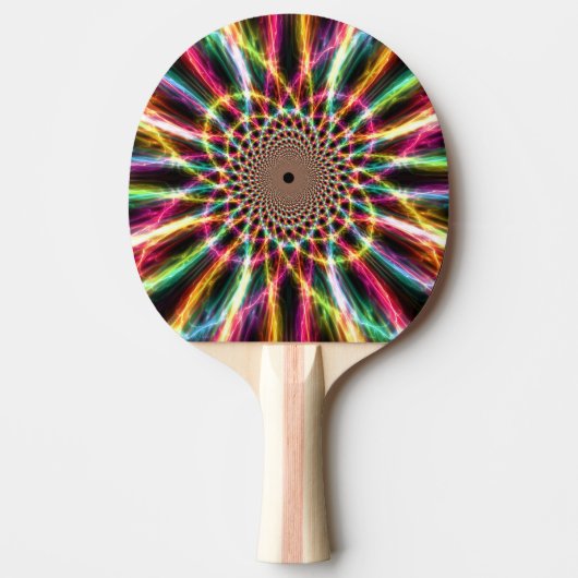 Lightning Rainbow Ping Pong Paddle Tafeltennisbatje (Voorkant)