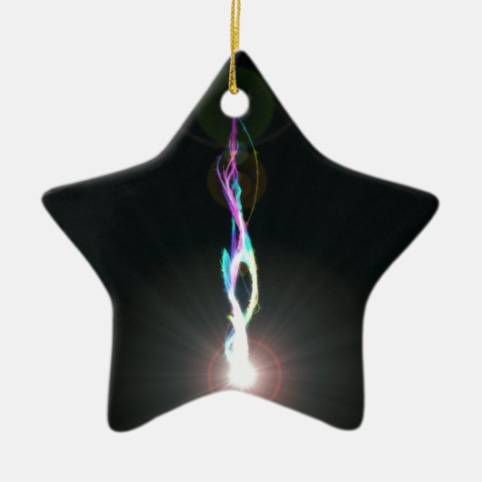 Lightning Rod Keramisch Ornament (Voorkant)