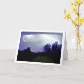 Lightning Sky Landschap Kaart (Gele Bloem)