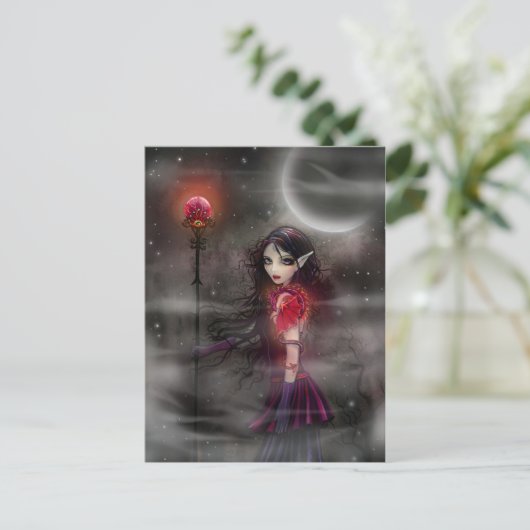 Lightning Stone Fairy Dragon Briefkaart (Staand voorkant)