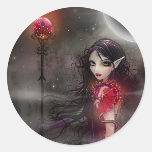 Lightning Stone Fairy Dragon Stickers (Voorkant)