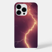 Lightning Storm iPhone 14 Pro Max Case – Thunder S iPhone Hoesje (Achterkant)