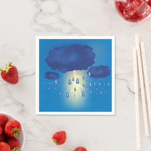 Lightning Storm papieren servetten (Insitu)