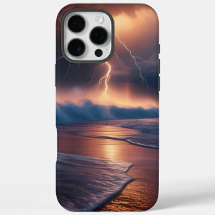 Lightning Strike Beach 2 iPhone 16 Pro Max Hoesje
