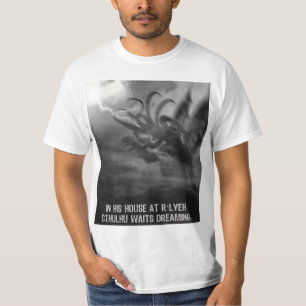 Lightning Strike Cthulhu T-shirt