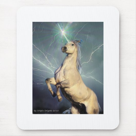 Lightning Strike Unicorn Muismat (Voorkant)