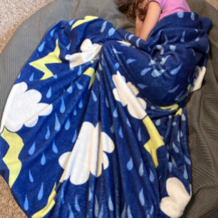 Lightning Strikes Thunderstorm Fleece Deken