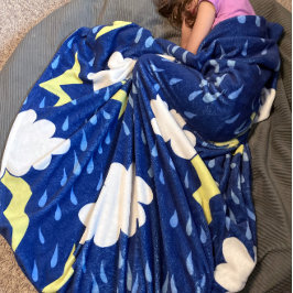 Lightning Strikes Thunderstorm Fleece Deken