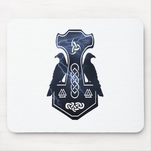 Lightning Thor's Mousepad Muismat (Voorkant)