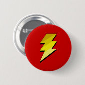 Lightning Thunder Bolt Ronde Button 5,7 Cm (Voorkant /achterkant)