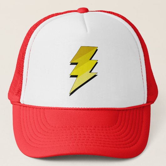 Lightning Thunder Bolt Trucker Pet (Voorkant)