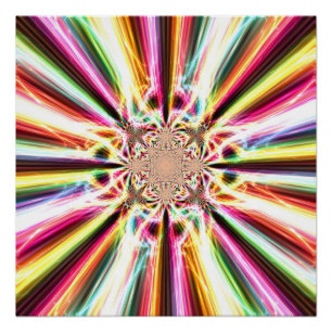 Lightning Warp Perfect Poster