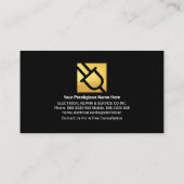 Lightning Wave Powers Lightlamp Visitekaartje (Achterkant)