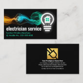 Lightning Wave Powers Lightlamp Visitekaartje (Voorkant / Achterkant)