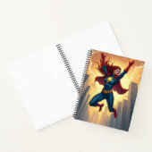 Lightning Woman Superhero Notitieboek (Binnen)