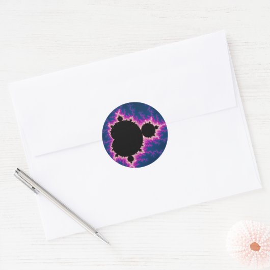 Lightningbrot - Fractal Ronde Sticker (Envelop)