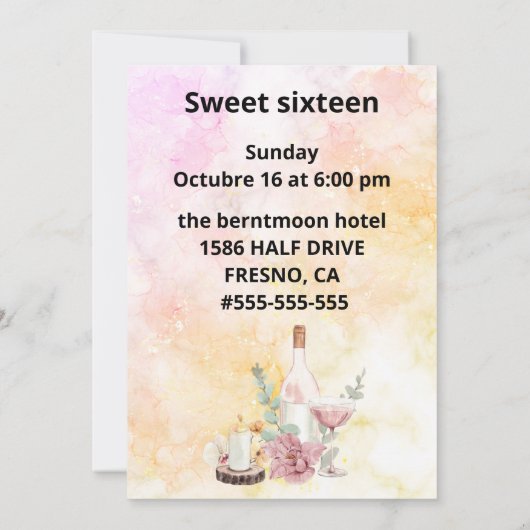 Lightroom fall aesthetic forest kaart (Achterkant)