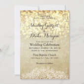 Lights Burlap & Lace Country Chic Kaart (Voorkant)